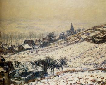 Claude Oscar Monet : Winter At Giverny